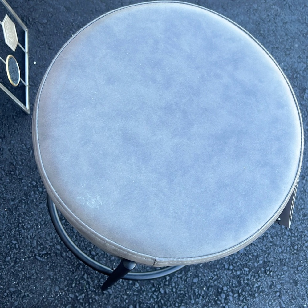 Grey stool without the set